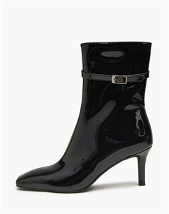 Черные женские лакированные ботильоны Mascotte