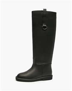 Черные женские ботфорты Mascotte