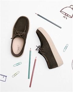 Коричневые детские полуботинки Mascotte junior