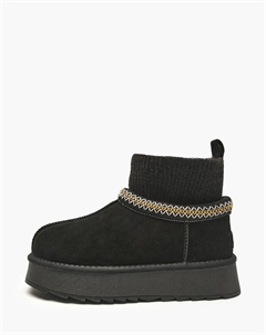 Черные женские угги Mascotte