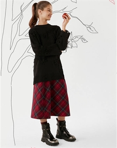 Черные ботинки для девочек Mascotte junior