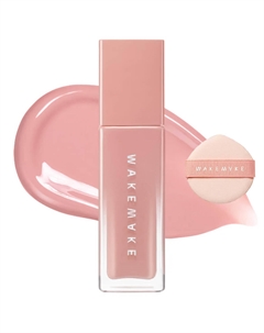 Жидкие румяна со спонжем Sheer Glow Liquid Blusher + Finger Puff Set 02 Morning Ballet Wakemake