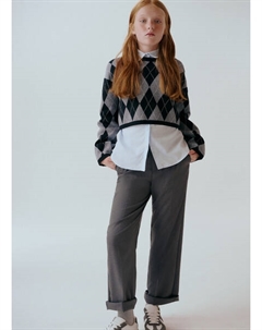 Брюки для девочек, Серый Ostin