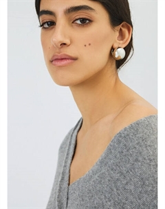 Серьги-пусеты, Серебряный Ostin