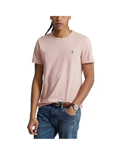 Футболка с круглым вырезом из хлопкового джерси розовый Laredoute