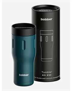 Термокружка вакуумная Tumbler 500 мл, крышка 360, тепло до 8 часов, темно-бирюзовый, Синий Bobber