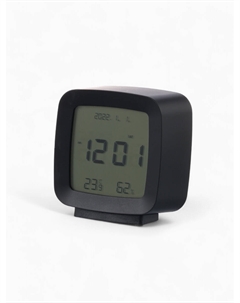Часы - будильник электронные настольные: термометр, календарь, гигрометр, 7.8 х 8.3 см Nobrand