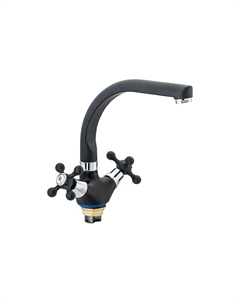 Смеситель для кухни E5408-7 цвет Черный матовый Ekko