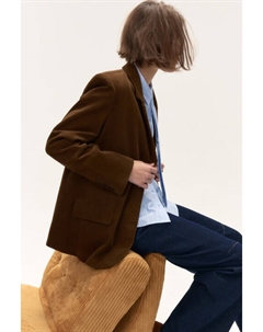 Пиджак однобортный из вельвета Befree