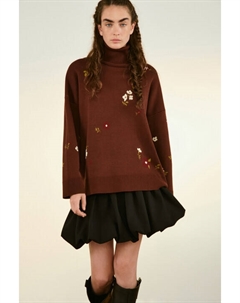 Свитер жаккардовый с принтом Befree