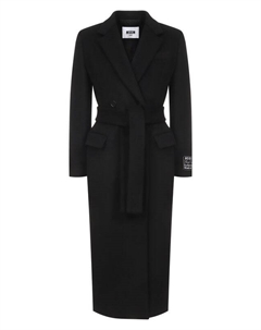 Шерстяное пальто Msgm