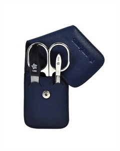 Маникюрный дорожный набор из 3 предметов, синий Pfeilring solingen