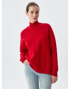 Вязаный свитер с воротником-стойкой Sela