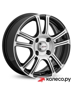 Литой диск X-105М 6x15/4*108 D65.1 ET25 BK/FP X`trike