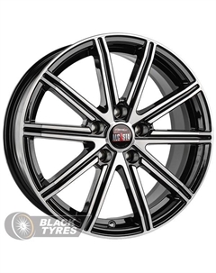 Литой диск M64 6.5x16/5x114.3 D67.1 ET46, Черные Alcasta