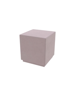 Пуфик Пуф Modern (Ткань: Микровелюр Manhattan Розовый жемчуг) 41x41 Verda