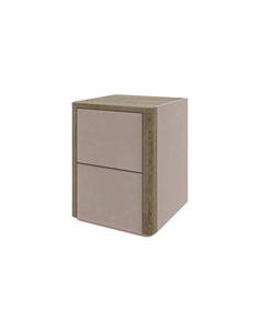 Тумба Bliss (Ткань/Массив Масло-воск Natura (дуб)/Manhattan 5 Пыльная роза) 45x40 Verda