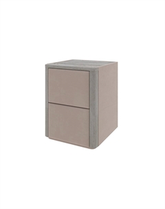 Тумба Bliss (Ткань/Массив Масло-воск Беленый (дуб)/Manhattan 5 Пыльная роза) 50x40 Verda