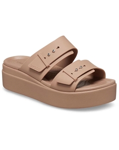 Сандалии Brooklyn LowWedge, золотой Crocs