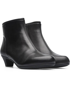 Ботильоны женские Helena кожаные на каблуке, черный Camper