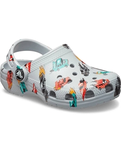 Сабо Classic Race Cars Graphic, серый Crocs