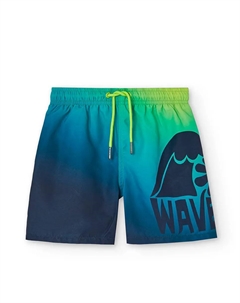 Детские плавки с задним карманом и регулируемым шнурком, темно-синий Boboli