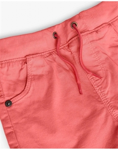 Бермуды для мальчика из гладкого хлопка с регулируемым шнурком, красный Boboli