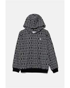 Детская хлопковая толстовка, черный Guess