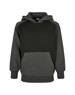 Худи 2-Tone Fake Raglan, зеленый Urban classics