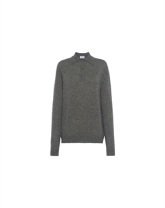 Рубашка поло женская серая Prada