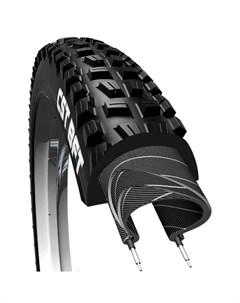 Шина для горного велосипеда BFT C-1752 Dual EPS Tubeless 27.5´´ x 2.40, черный Cst