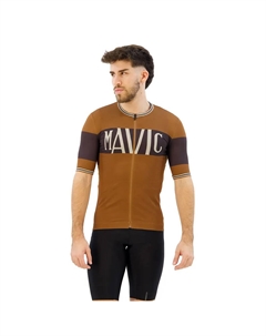 Джерси с коротким рукавом Heritage, коричневый Mavic
