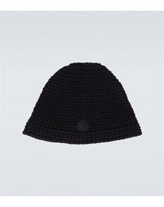 2 шерстяная шляпа с логотипом moncler 1952, черный Moncler genius