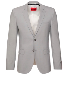 Пиджак супер-узкого кроя Arti232X, серый Hugo