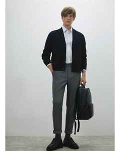 Брюки с эластичным поясом, Серый Ostin