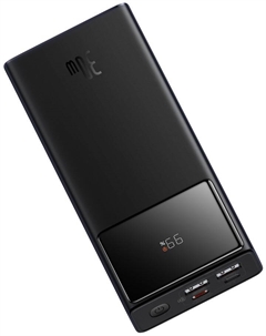 Аккумулятор внешний портативный Baseus Star-Lord Digital Display P10022905113-00 30000mAh 30W Cluster Black (кабель USB to Type-C 3A 0.3m Black) модел