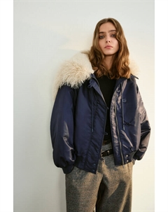 Куртка-бомбер с широким воротником Befree