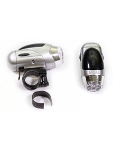 Фара велосипедная передняя, 4 диода, 4 режима, на руль, батареи ААА, JY-152 Trix