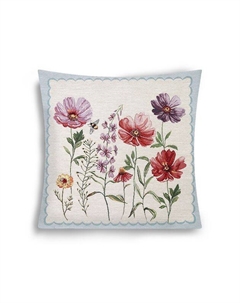 Подушка декоративная из гобелена с принтом Космея Le gobelin