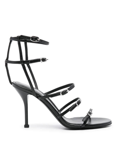 Босоножки с ремешками, черный Alexander mcqueen