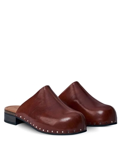 Кожаные слиперы, коричневый Our legacy