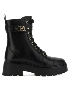 Ботинки в стиле милитари с пряжками, черный Michael michael kors