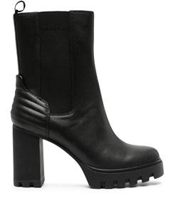 Ботильоны на платформе со стегаными вставками, черный Calvin klein jeans