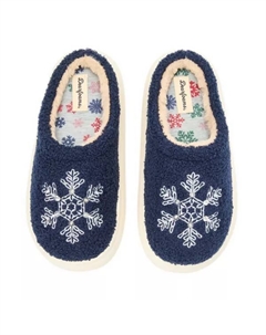 Праздничная новинка: женские тапочки-сабо, синий Dearfoams