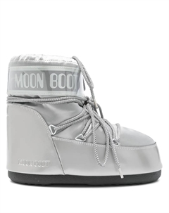 Ботинки женские Icon Glance низкие на шнуровке, серебристый Moon boot