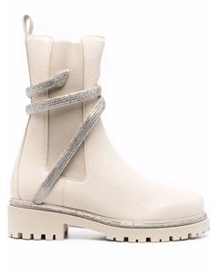 Ботинки со стразами René Caovilla, нейтральный Rene caovilla