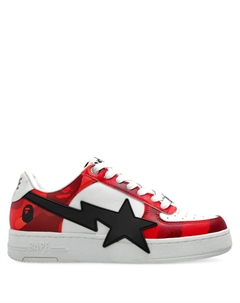 Кеды с нашивкой, красный A bathing ape®