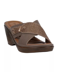 Женские сандалии Ash Crisscross на платформе, коричневый/бежевый Gc shoes