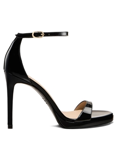 Босоножки на платформе с ремешком на щиколотке, черный Stuart weitzman