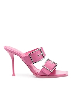 Босоножки с пряжками, розовый Alexander mcqueen